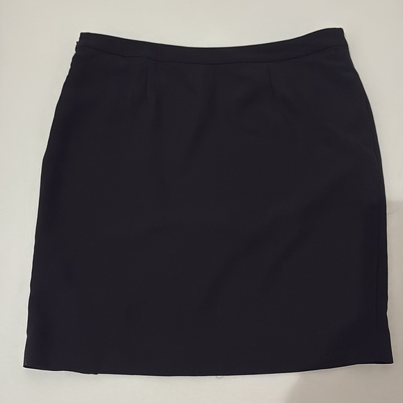 Lauren Ralph Lauren Faux Wrap Skirt Black Size 10 - Picture 8 of 8